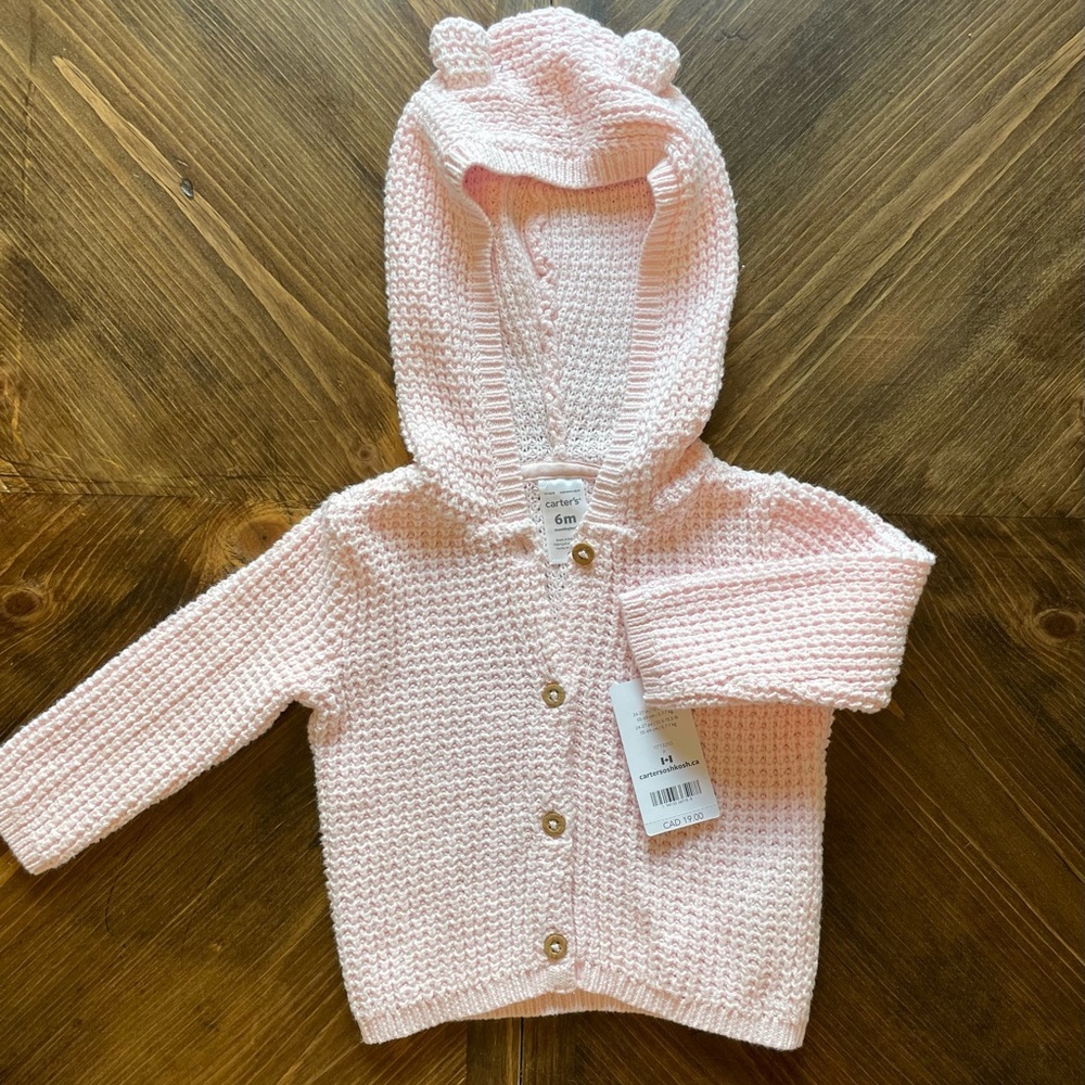NWT Carters Bear Sweater